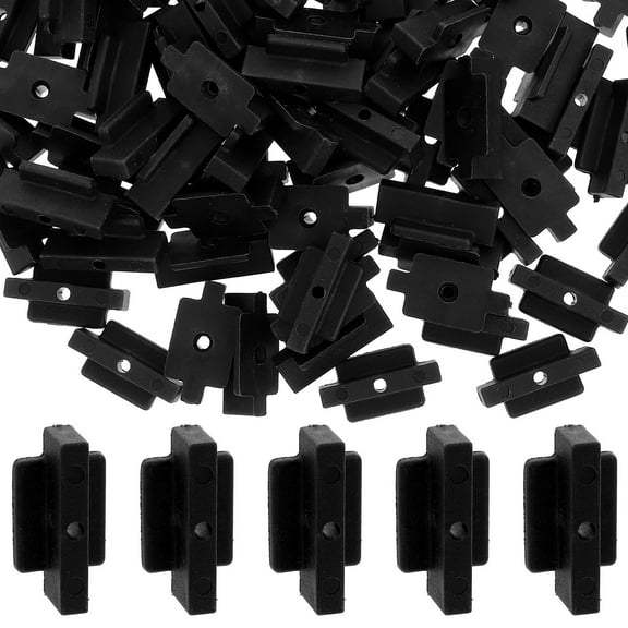 MLINS 1 Set of Hidden Fasteners for Composite Decking Deck Clips Multi-Function Decking Clips Small Hidden Clip Fasteners Portable Hidden Deck Board Fasteners