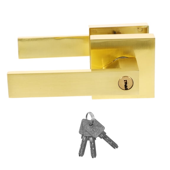 MLINS 1 Set Metal Door Knob With Lock Door Aluminium Alloy Handle With Lock Heavy Duty Door Lock Kit