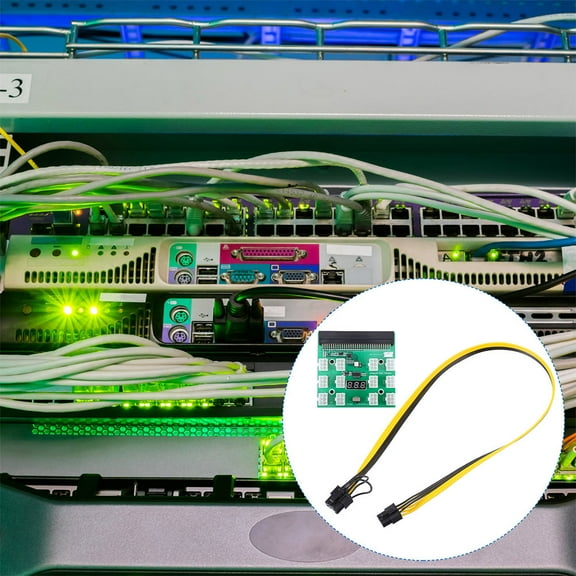 MLINS 1 Set Mining Power Supply GPU Adapter Wire GPU Board Adapter Accessory