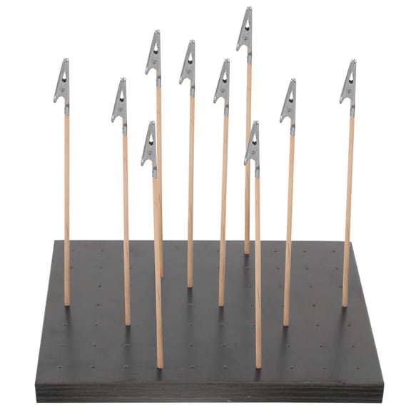 MLINS 1 Set Model Painting Stand Base Airbrush Crafts Painting Model Kit Coloring Clip