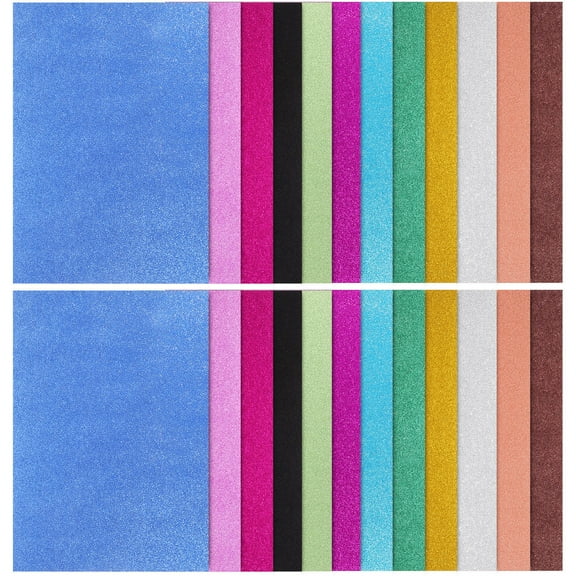 AURARMLET Shiny Paper Crafts Assorted Color 26 Sheets 11.59x8.25in