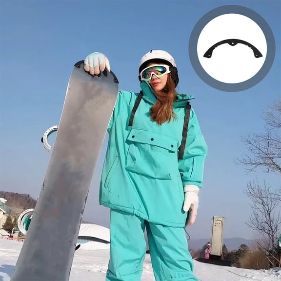 MLINS 1 Set Ski Deck Strip Skateboard Edges Strip Snowboard Edge Protector Snowboard Collision Strip Ski Board Accessory