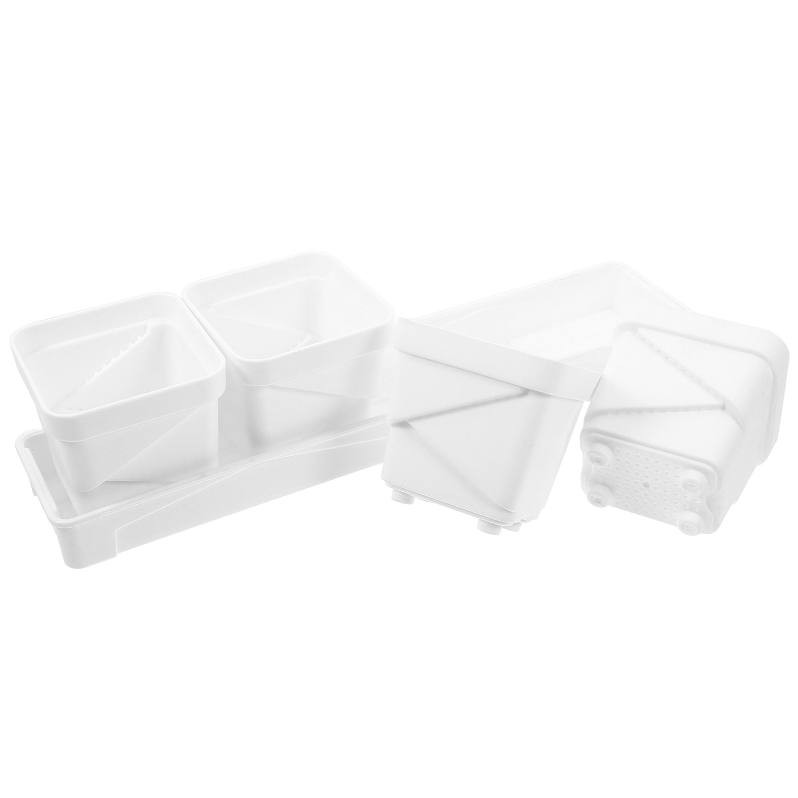 MLINS 1 Set of Succulent Planter Plastic Orchid Plant Nursery Pot Succulent Plant Planting Pots Gardening Planters  Plastic Gardening Pots Starter Pots