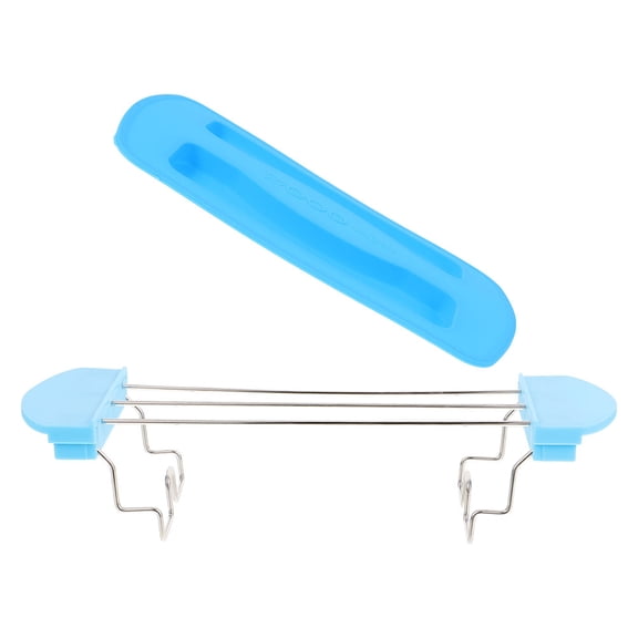 PTOOTP 1Set Multi Functional Toaster Warming Rack Sky Blue Toast Stand Easy to Use and Clean