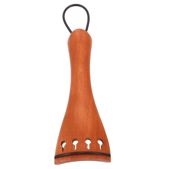 MLINS 1 Set Violin Tailpiece Replacement With Fine Tuners Wood Tailpiece For Violin Essential Violin Accessory 4/4 Violin Replacement Parts