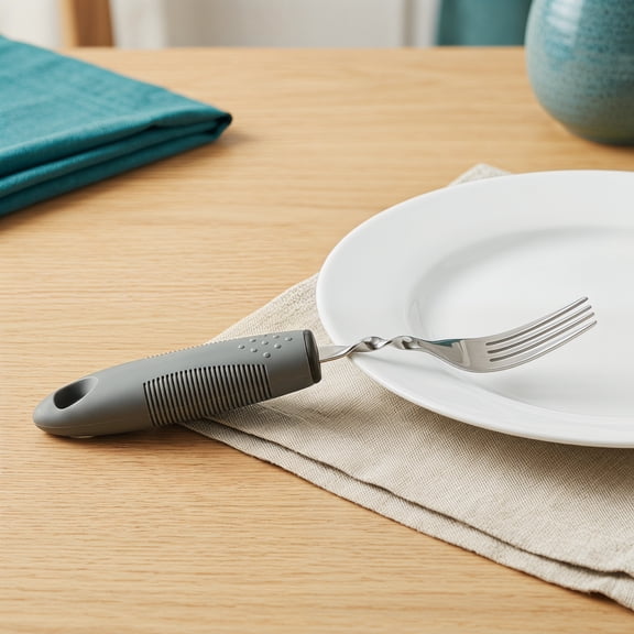 FELTECHELECTR Elderly Spoon Bendable Rubber 1 Set 8.7X1.4X0.8In Adaptive Utensils