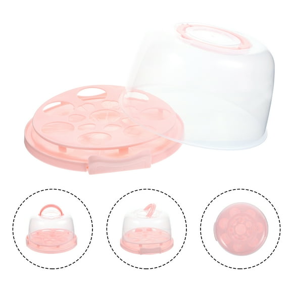 MLINS 1 Set of Cake Container Dessert Carrier Bread Storage Container Clear Cake Box with Lid for Bakery