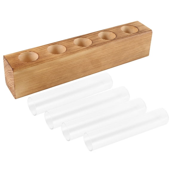 OHOIOLLA Terrarium Flower Vase Glass Planter for Indoor Plants 1Set 8.7X1.9X1.5in