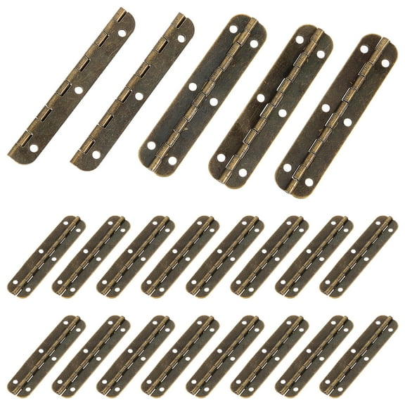 MLINS 1 Set of Folding Continuous Hinges 180 Degree Piano Hinge Long Hinges for Cabinet Wooden Box