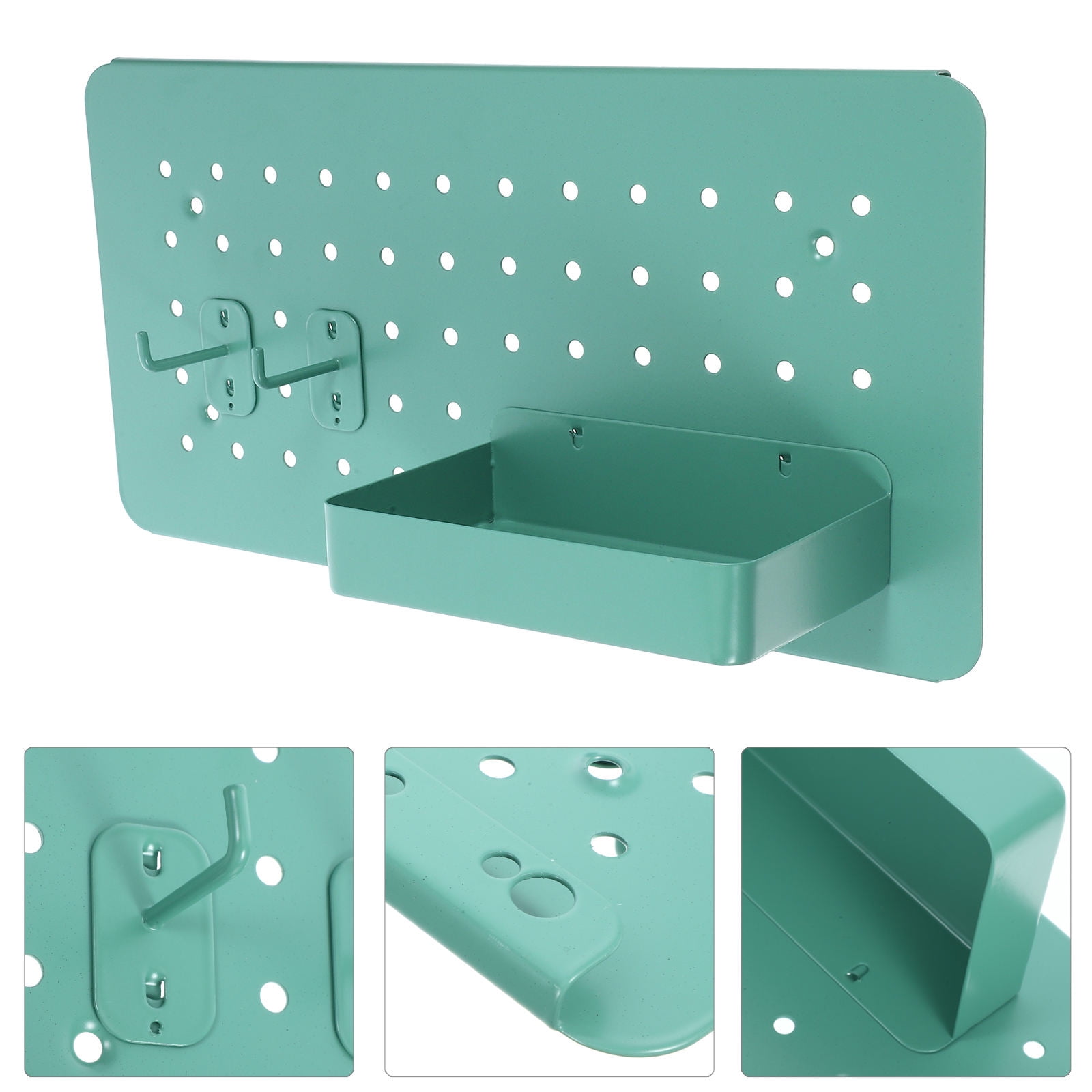 MLINS 1 Set of Pegboard Wall Organizer Pegboard Box Wall Mount Pegboard with Hooks for Home