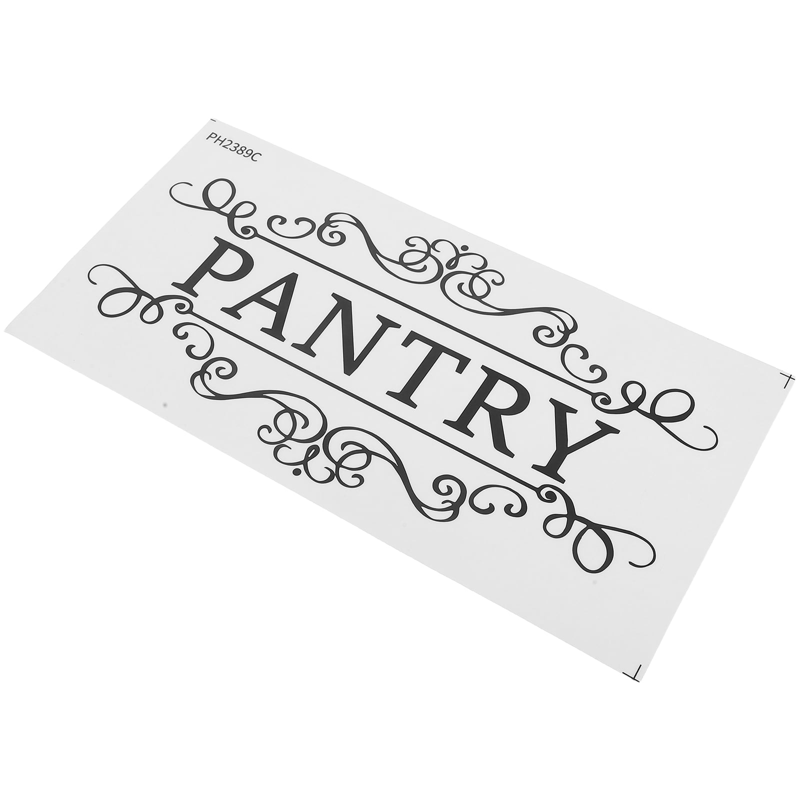 MLINS 1 Sheet Pantry Sign For Laundry Room And Kitchen Removable Door ...