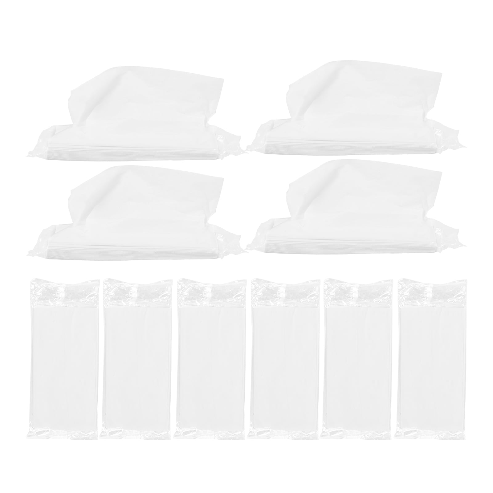 MLINS 10 Bags Vehicle Tissue Refill Packs Travel Size Facial Tissue For Visor Soft Paper Towels For Car Use Essential Car Accessories For Travel And Everyday Use