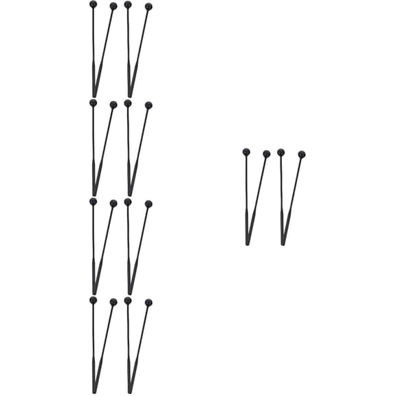 MLINS 10 Pairs of Xylophone Mellets Stage Performance Drumsticks Percussion Mallets for Marimba