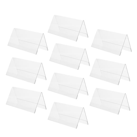 MLINS 10 Pcs Acrylic Table Signs Reserved for Meeting Stands Office
