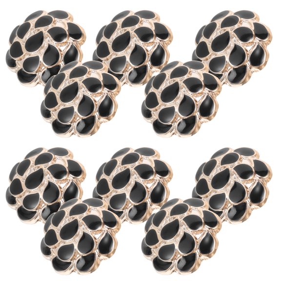 YUYUETIME 10Pcs Sturdy Plastic Fashion Sewing Buttons for DIY Suits Sweaters Clothing Decoration