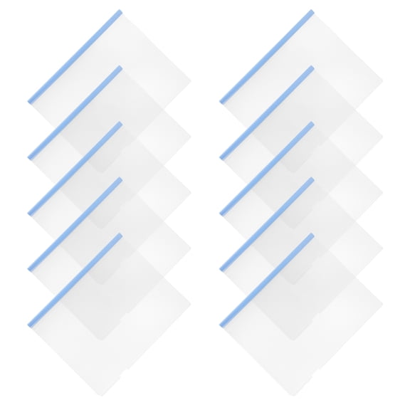 MLINS 10 Pcs Clear Report Covers Pastel File Prong Paper Fasteners Student Blue