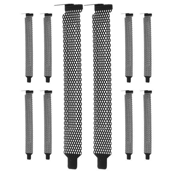 MLINS  10 Pcs Dustproof Computer Fan Grills Case Accessories Black