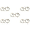 thumbnail image 1 of MLINS 10 Pcs  Elegant Rhinestone Pearls Shoe Clips Wedding Party Shoes Buckles Jewelry, 1 of 8