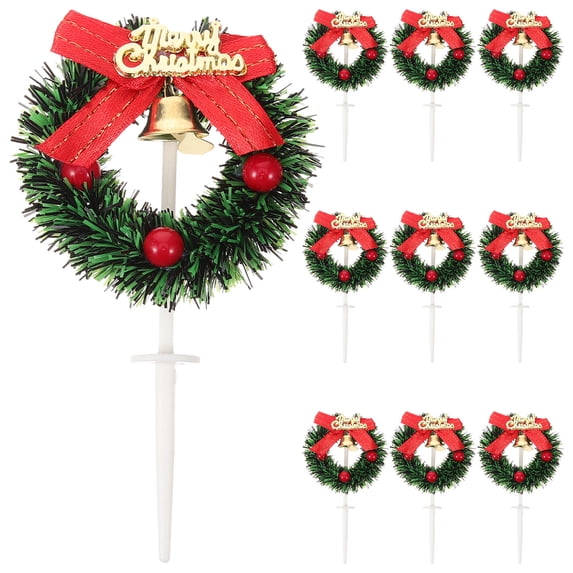 FONWILYO Cake Toppers for Garden Party 10Pcs 2.4x2.4x3.5in