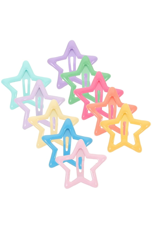 10 Pcs Girls Hair Accessories for Kids Ages 8-10 Clips Women Star Child