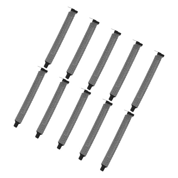 MLINS 10 Pcs Graphics Card Bezel 12.10X1.90X0.50CM Black