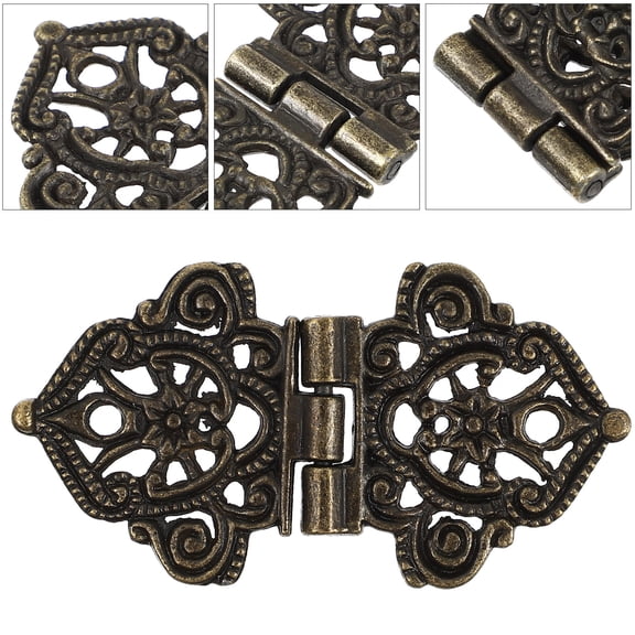 MLINS 10 Pcs Hinge Butterfly Hinged Hardware Jewelry Box Antique Hinges