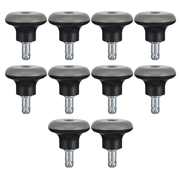 MLINS  10 Pcs Household Chair Wheel Replacements Office Mat 5 Wheels Leg Glides