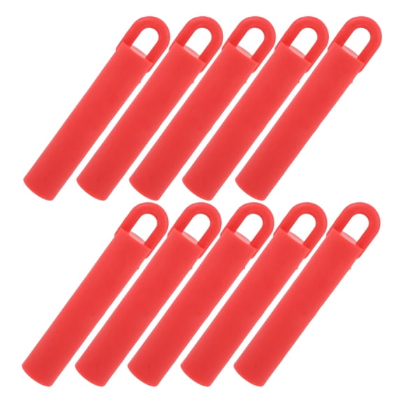 AURARMLET Billiard Cue Hanger Red Rubber Pool Table Sticks 10Pcs