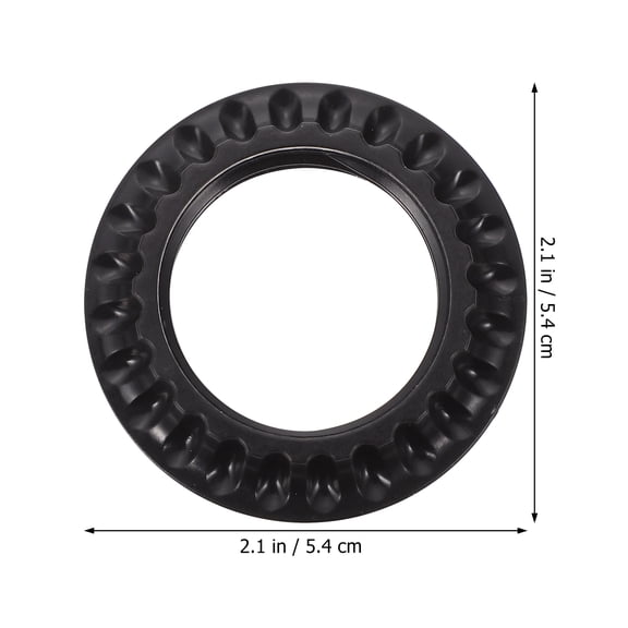 MLINS 10 Pcs Lamp Fixing Ring Lamp Holder Anti-fall 5.43X5.43X1CM Black