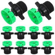 DINHEAROM 10Pcs Lawn and Garden Automatic Rotating Irrigation Sprinkler Heads with Fine Mist Atomizing