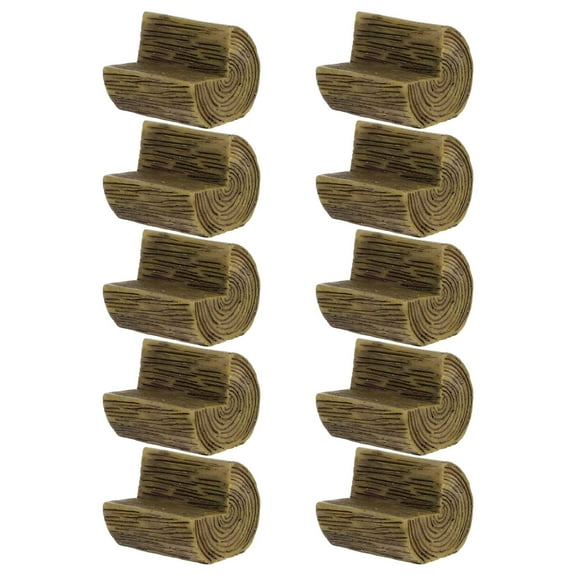 MLINS 10 Pcs Mini Display Base Mini Figurines Display Base Micro Scene 3x2.5cm