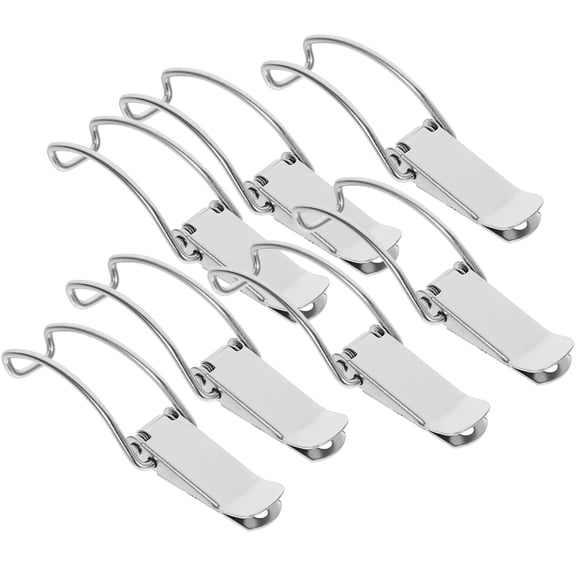 MLINS 10 Pcs Push Open Latch Gate Heavy Duty Buckle Lock