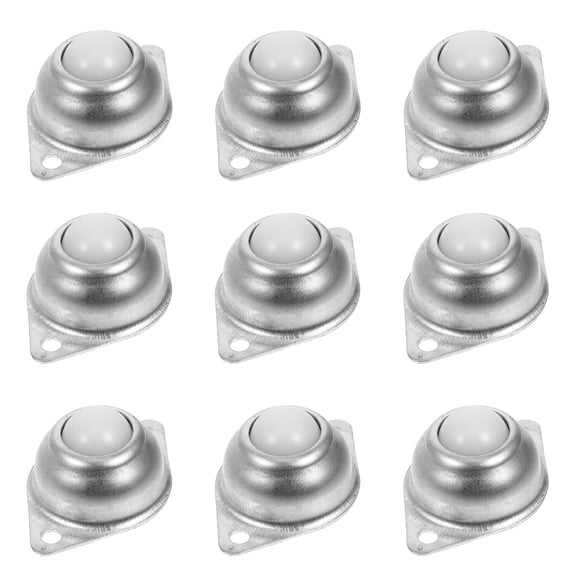 MLINS 10 Pcs Racks Car Ball Casters 5.00X3.30X2.10CM Silver