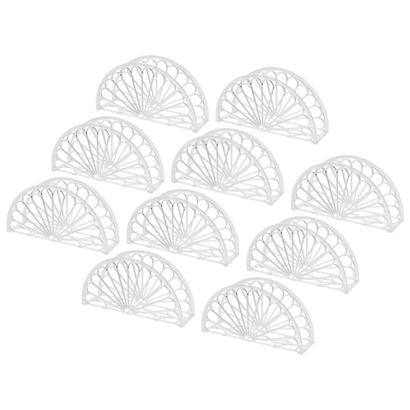 MLINS 10 Pcs Serviette Holder Plastic Napkin Para Paper Towel Transparent