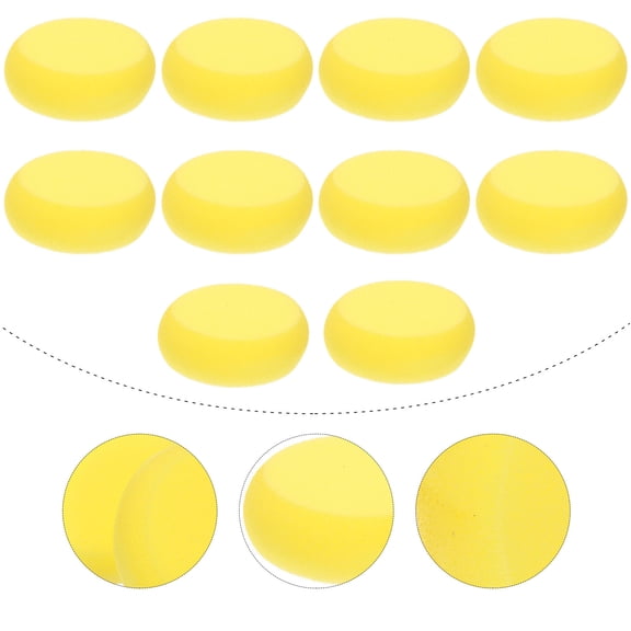 YUYUETIME Round Artist Sponges Sponge 10Pack 3x3x1in