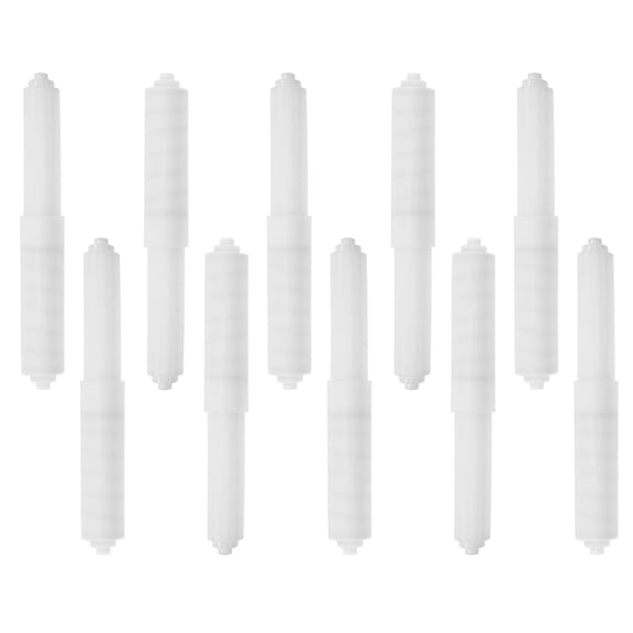 MLINS 10 Pcs Unit Toilet Paper Holder Scroll 16.00X2.50X2.50CM White