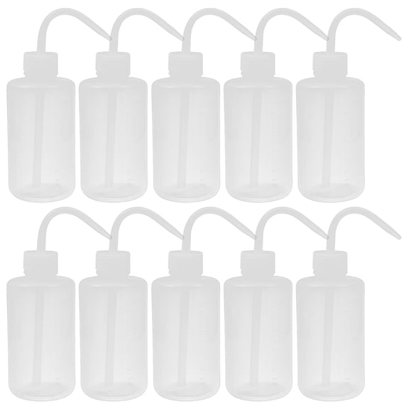 FOMIYES Durable Transparent Pe Squeeze Bottle for Gardening, Easy to Operate, 10Pcs