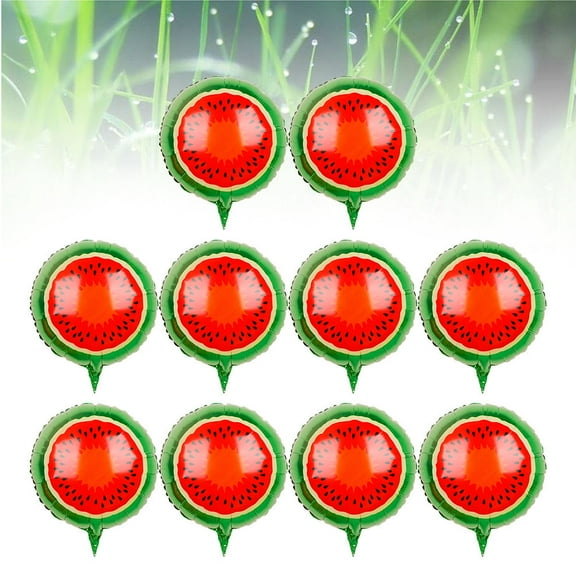 MLINS 10 Pcs Watermelon Foil Balloons Wedding Mylar Number Birthday