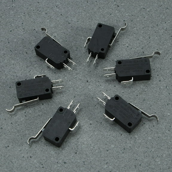 MLINS 10 Pcs Waterproof Momentary Push Button 3 Long Hinge Lever Micro