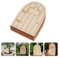 thumbnail image 1 of MLINS  10 Pcs Wood Ornament Decoration for Garden Cute Room Whimsical Fairy Doors, 1 of 8