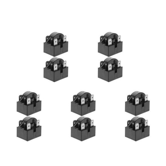 MLINS 10 pcs Refrigerator Start Relay Replacement Part Refrigerator Starter Relay for Mini Fridges and Freezers Compatible with Most Refrigerator Compressors