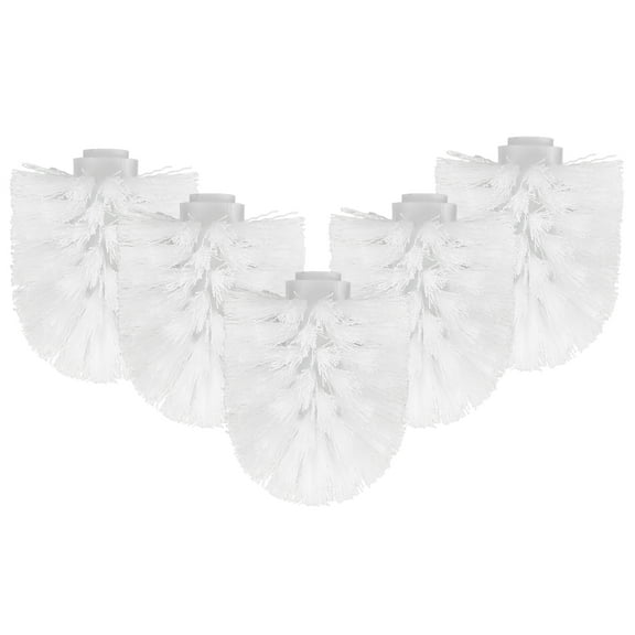 MLINS 10 pcs bowl brush brush bathroom cleaning replacing brush replacement scrubber bowl tools silicone brush ( white )