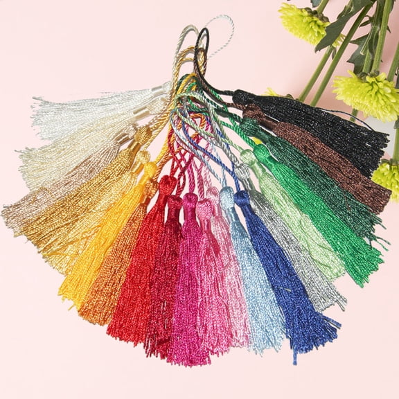 MLINS 100 Pcs Chinese Knot Pendant Small Tassels Craft Accessories Swift