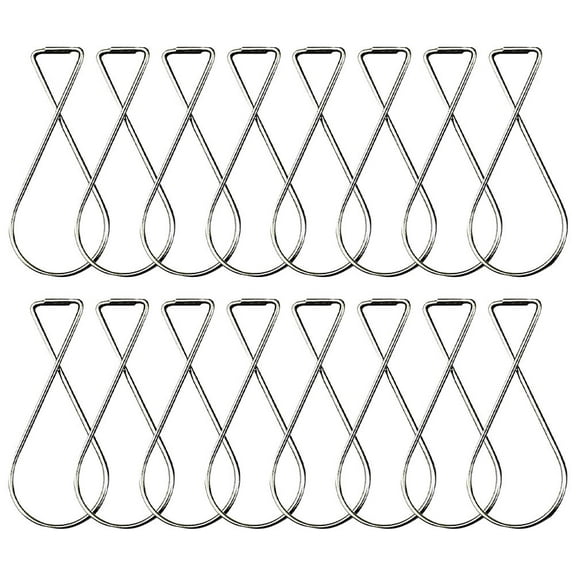MLINS 100 Pcs Ceiling Tile Hooks Ceiling Hook Small Hooks 6.3x2.8cm Silver