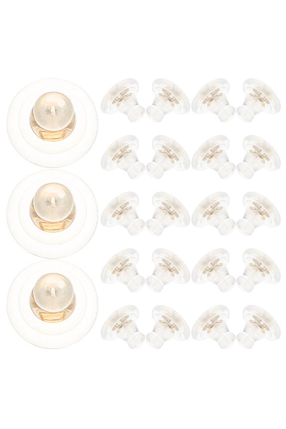 100 Pcs Earring Stopper Replacement Backs Replacements
