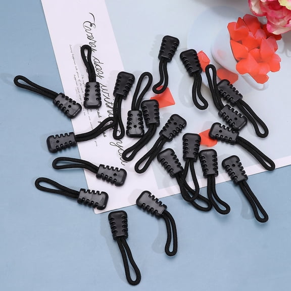 MLINS  100 Pcs Garment Zipper Head Rope Pull Accessory Tail