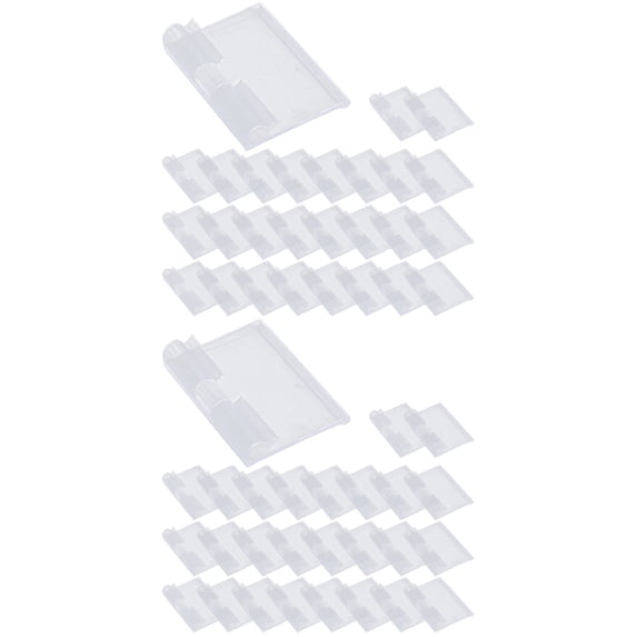 MLINS 100 Pcs Label Holders Sign Display Stands Shop Label Holders ...