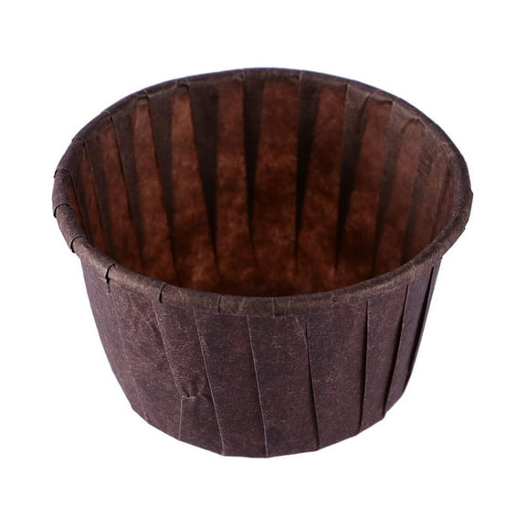 MLINS  100 Pcs Muffin Cups Liner Cupcake Large Baking Fancy Chocolate