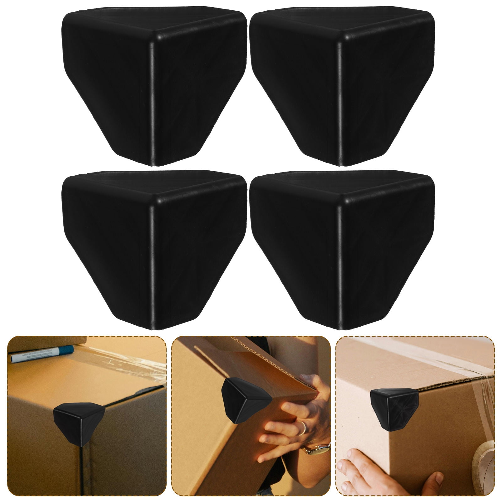 MLINS 100 Pcs Packaging Edge Protectors Plastic Heavy Duty Shipping Box ...