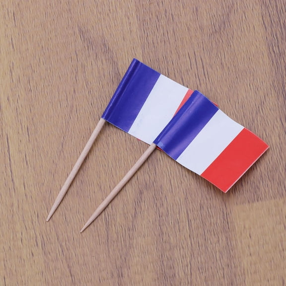 MLINS 100 Pcs Toothpick Flag Cocktail Fruit Stick Sticks Decoration Mini Flags Child
